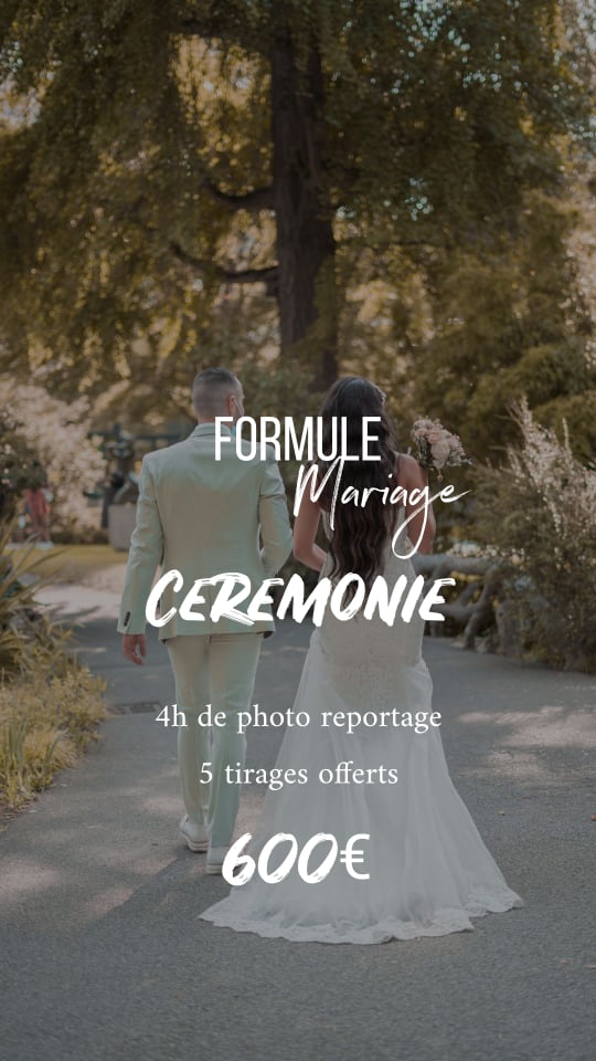 Tarifs photographe mariage angers - pictbysim